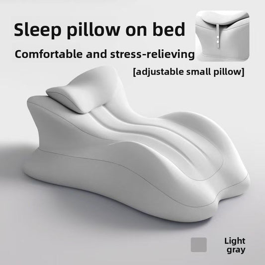Multifunctional Lying Down Pillow with Memory Foam